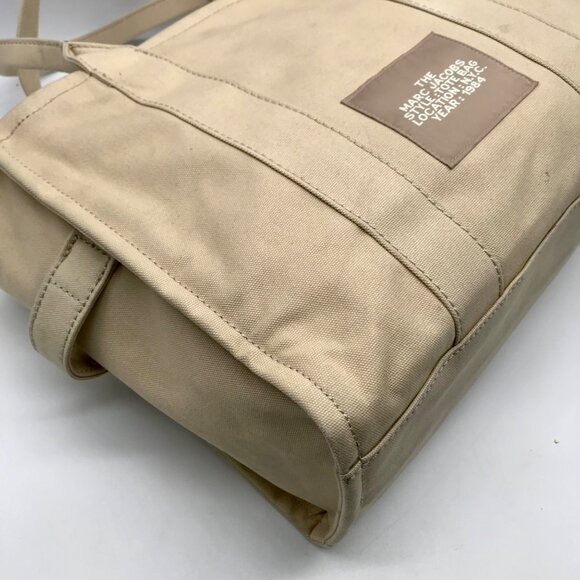 Marc Jacobs Beige Canvas Tote Bag - Picture 9 of 10